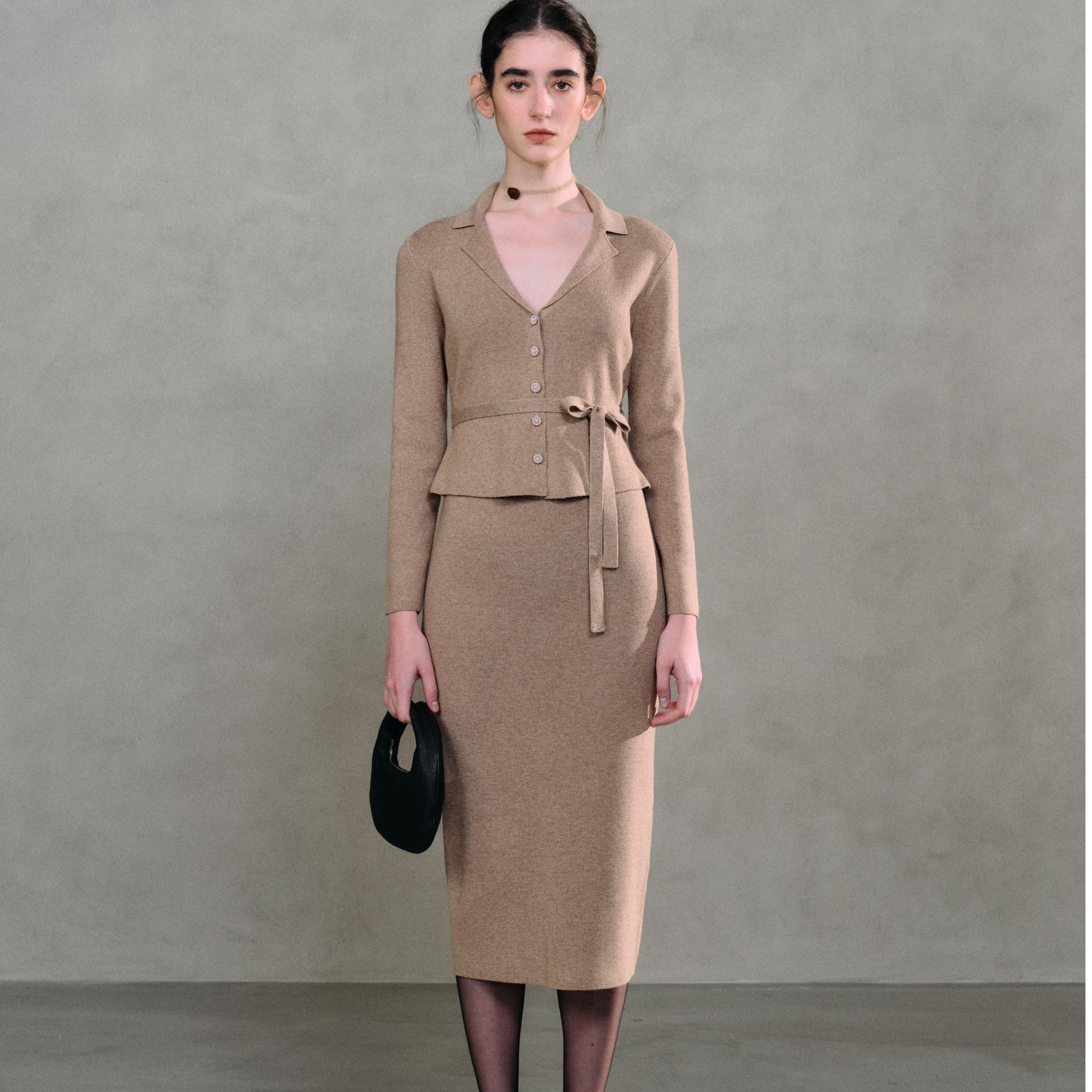 MSDJW1065+MSDJQ1066测款休闲风简约风时长袖