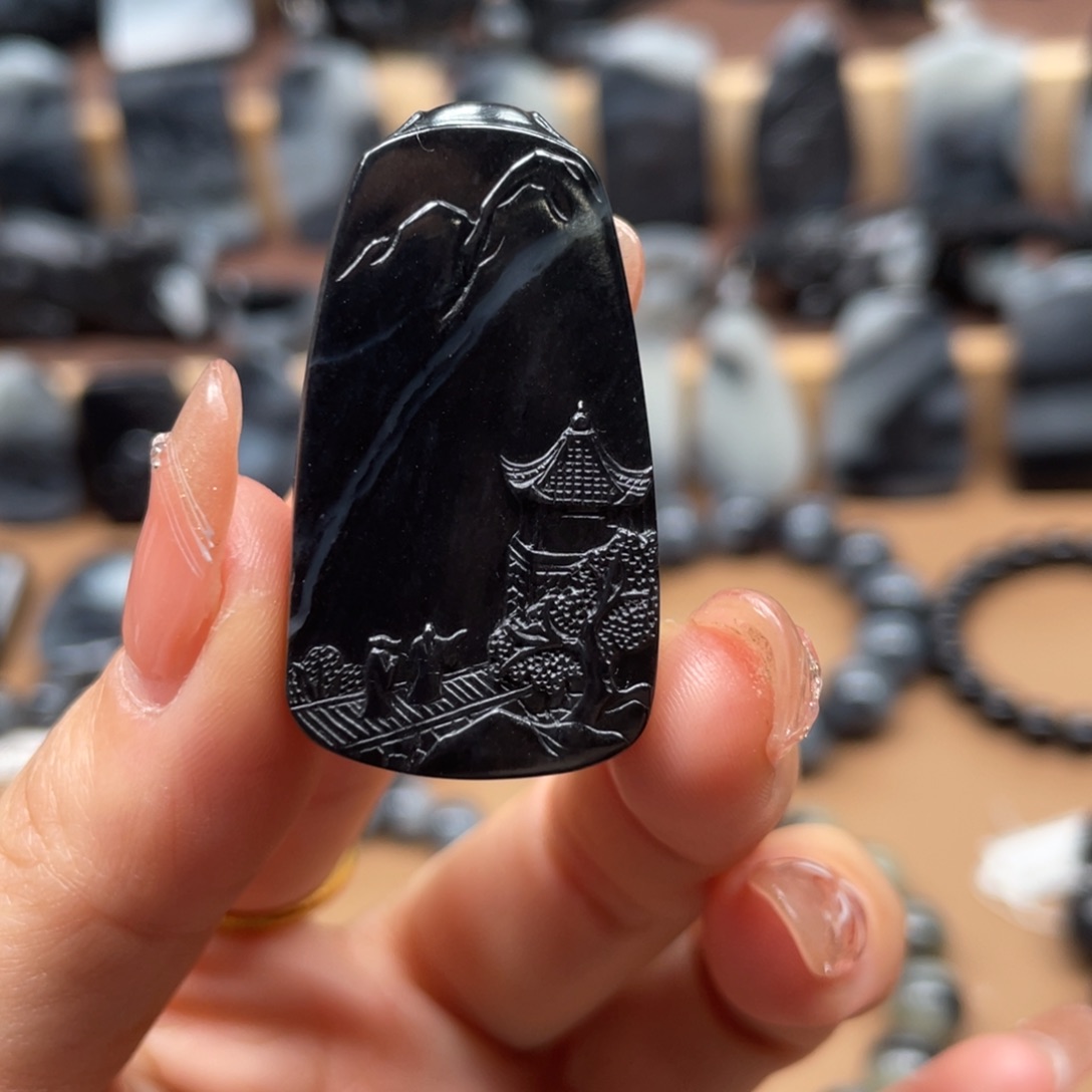 和田玉挂件未镶嵌