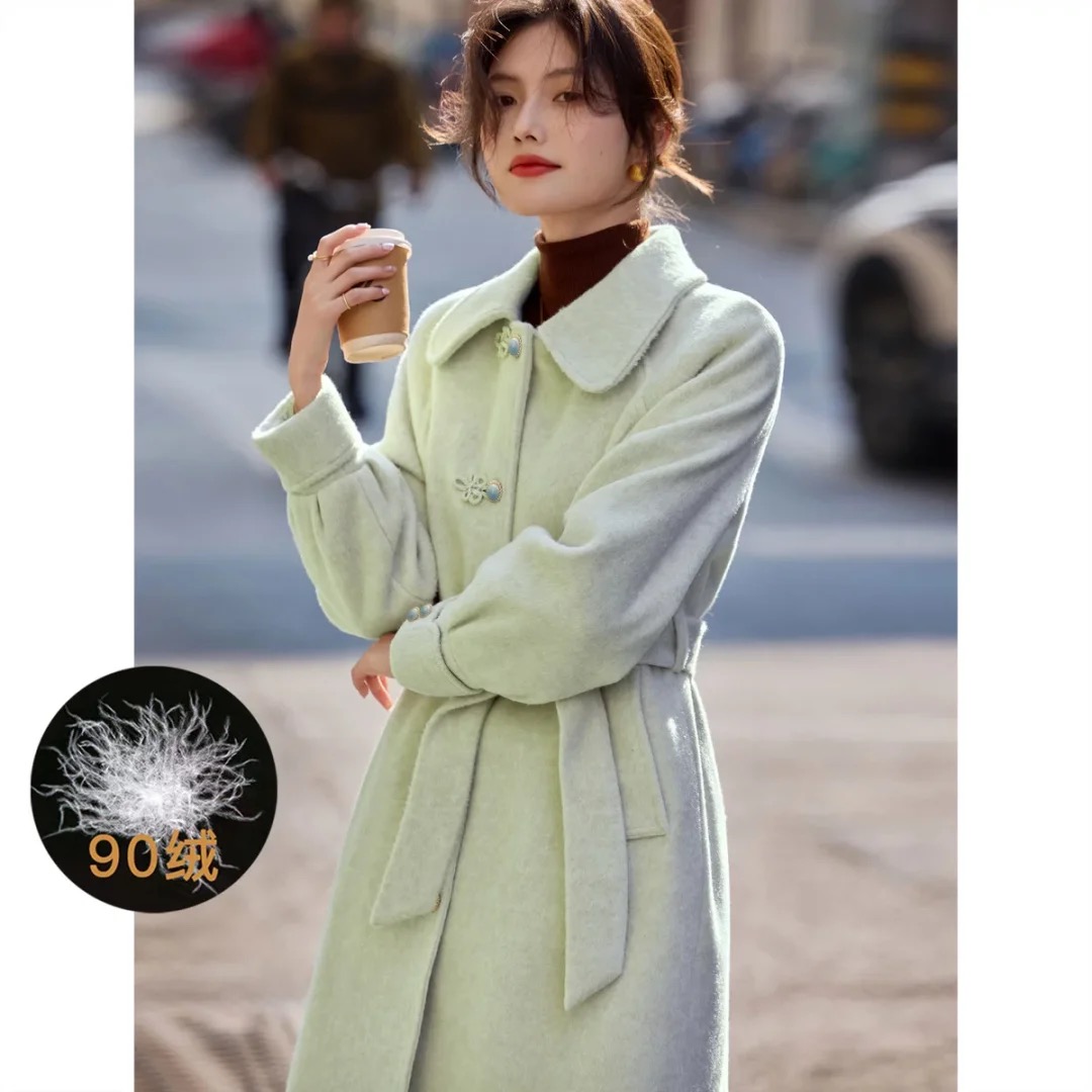 苏醒的乐园2025年冬季现款时尚气质90绒羽绒服SXYRF24135