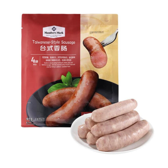 Member's Mark 台式香肠 250g*4