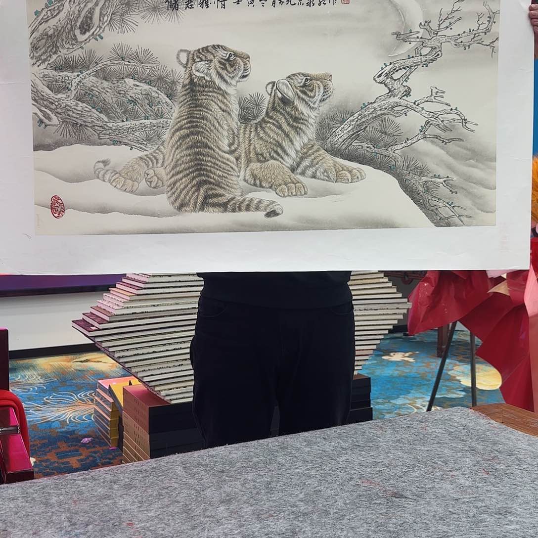 国画艺术家的作品