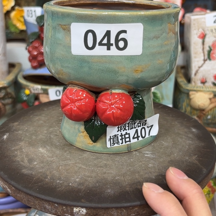 紫砂花盆粗陶材质多肉花盆