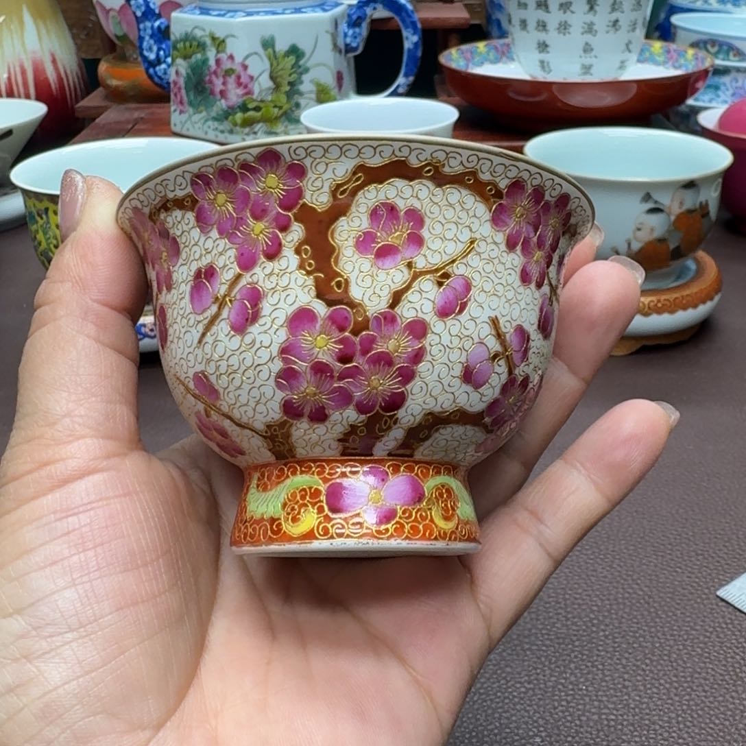 瓷片景德镇仿古手工制作精品展示