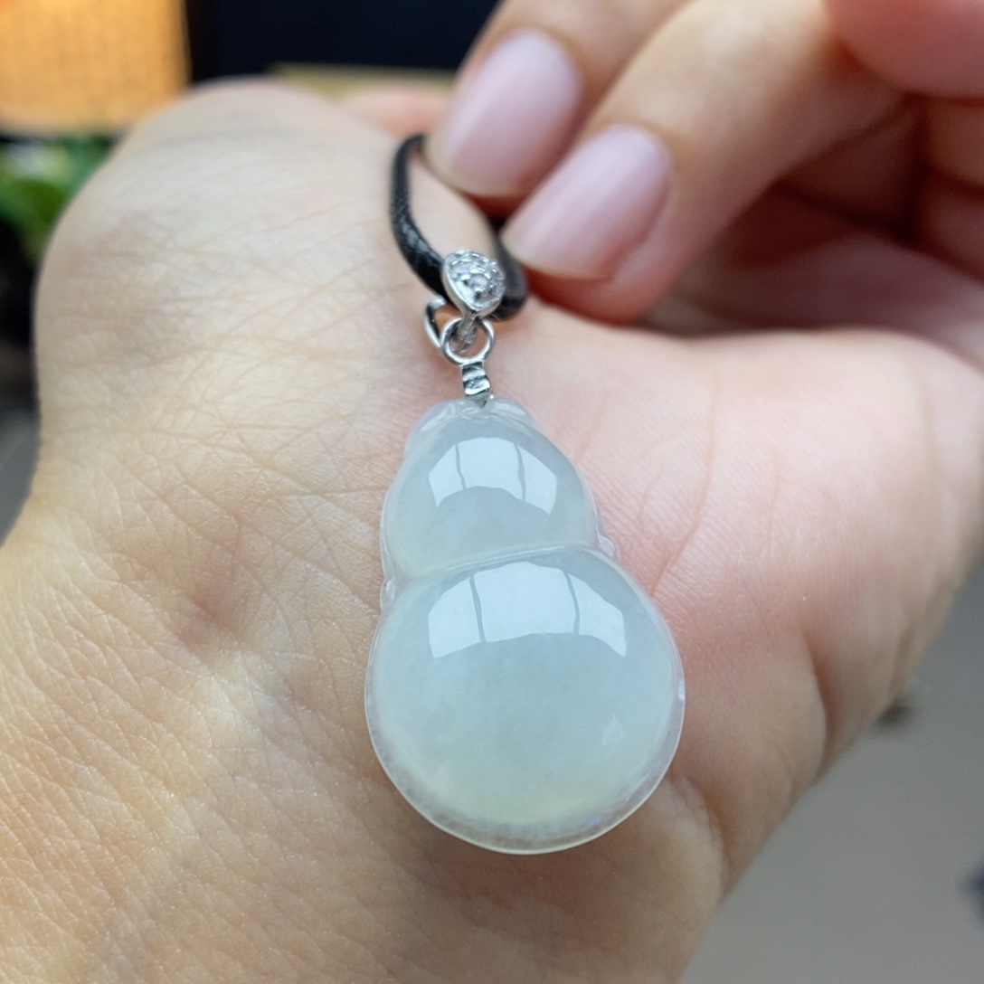 翡翠银S925镶嵌颈饰吊坠69