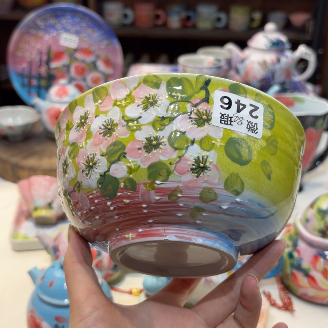 景德镇手绘高温釉下彩陶瓷茶具