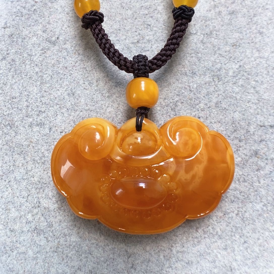 蜜蜡颈饰未镶嵌蜜蜡吊坠
