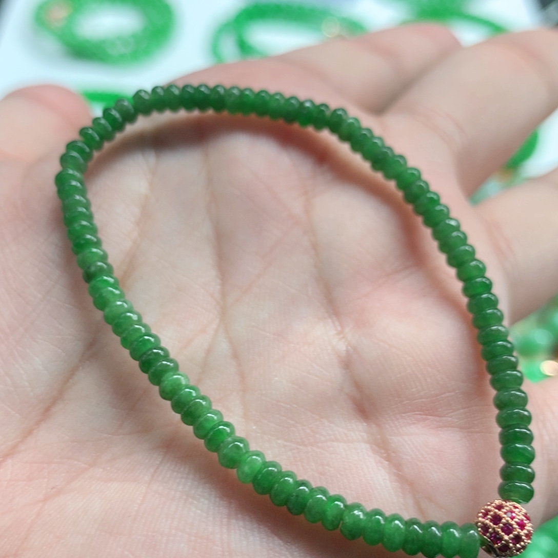 未镶嵌手链翡翠翡翠