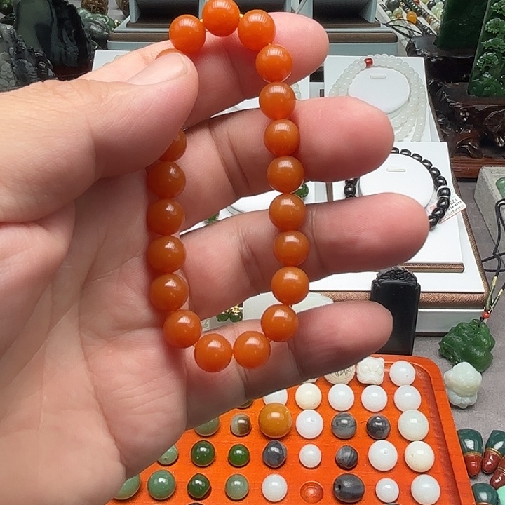 石英质玉未镶嵌手链