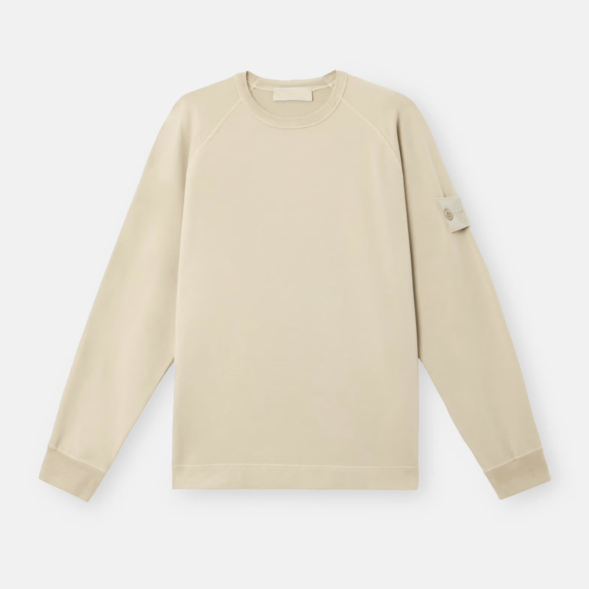 现货 Stone Island 石头岛Ghost幽灵圆领卫衣 米黄色 发售价4k+