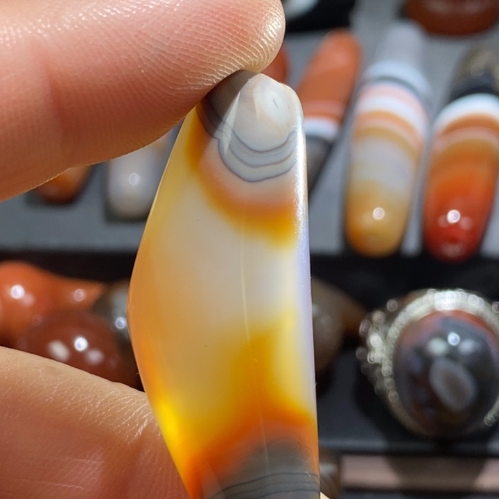 玛瑙/玉髓未镶嵌挂件