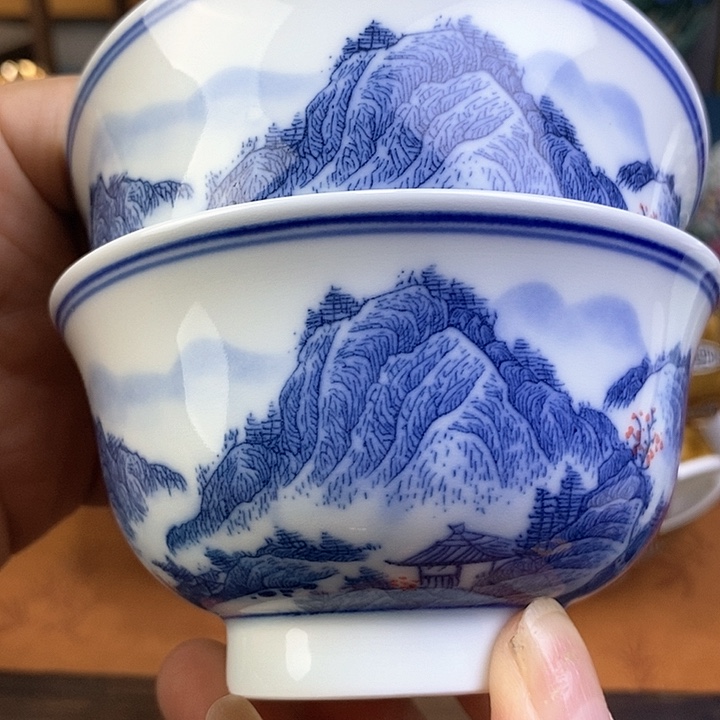 景德镇陶瓷藏式茶碗