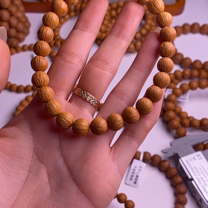 难***续猴头核桃手串小凤羽