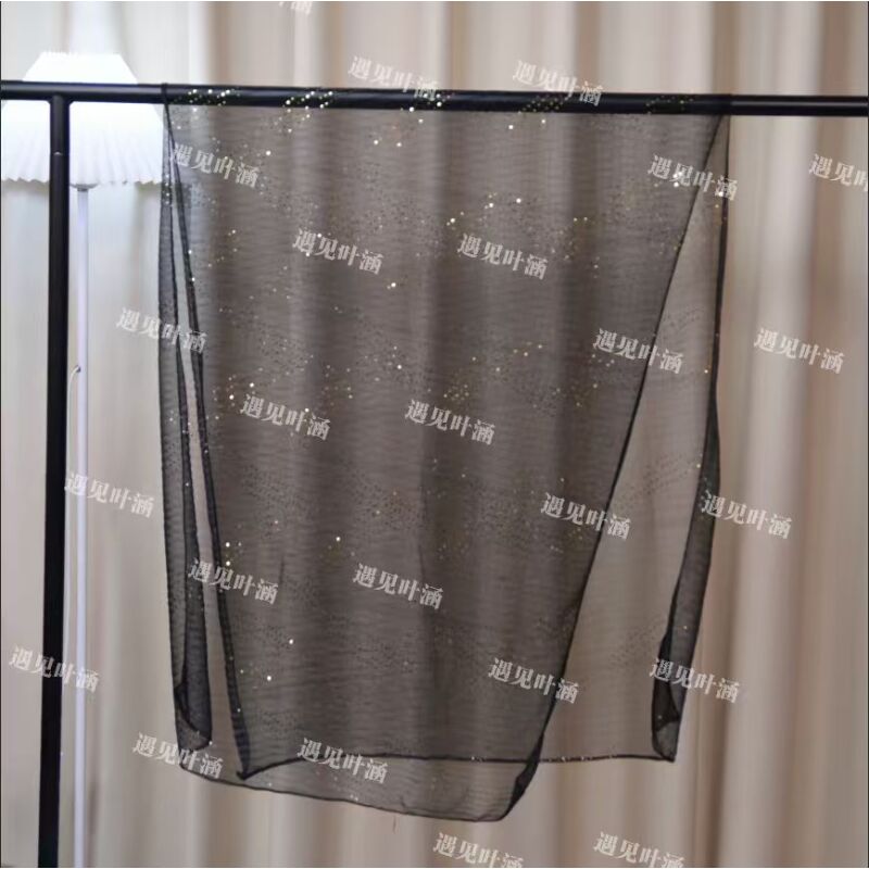 YRS052星耀黑（70*180）女士围巾