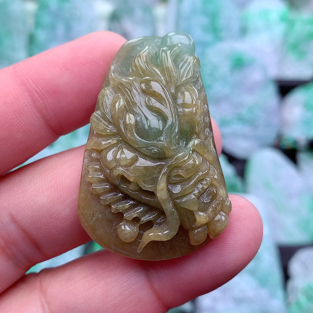 翡翠吊坠(不含链)未镶嵌