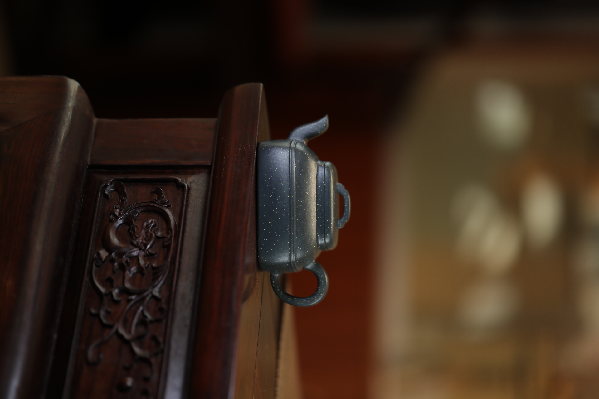 叶舒（王仁露弟子）新作《玉带四方》红线价，紫泥190cc宜兴紫砂全手工