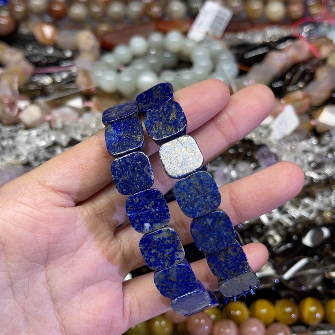 玛瑙/玉髓散珠青金手牌卡12.3