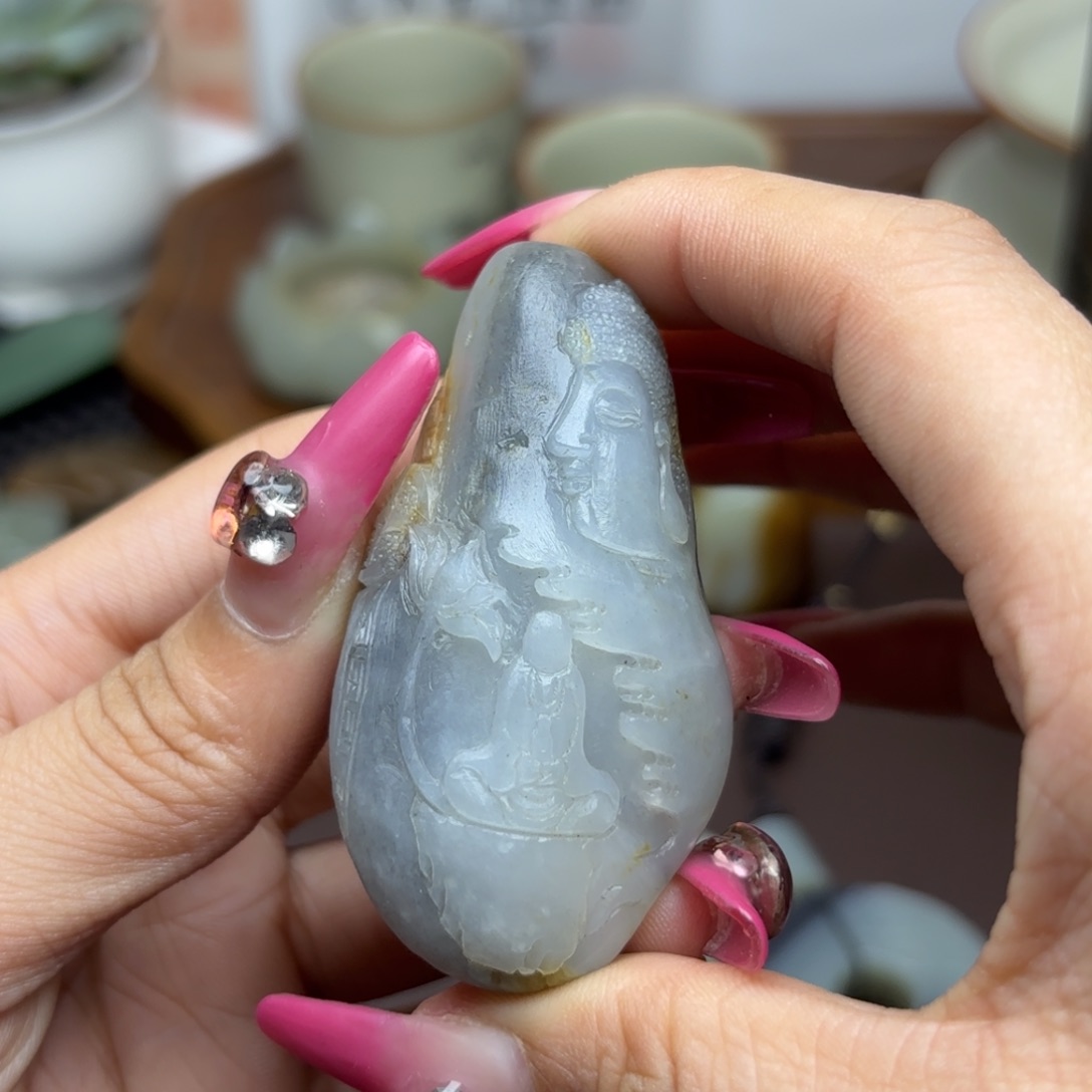 和田玉颈饰未镶嵌