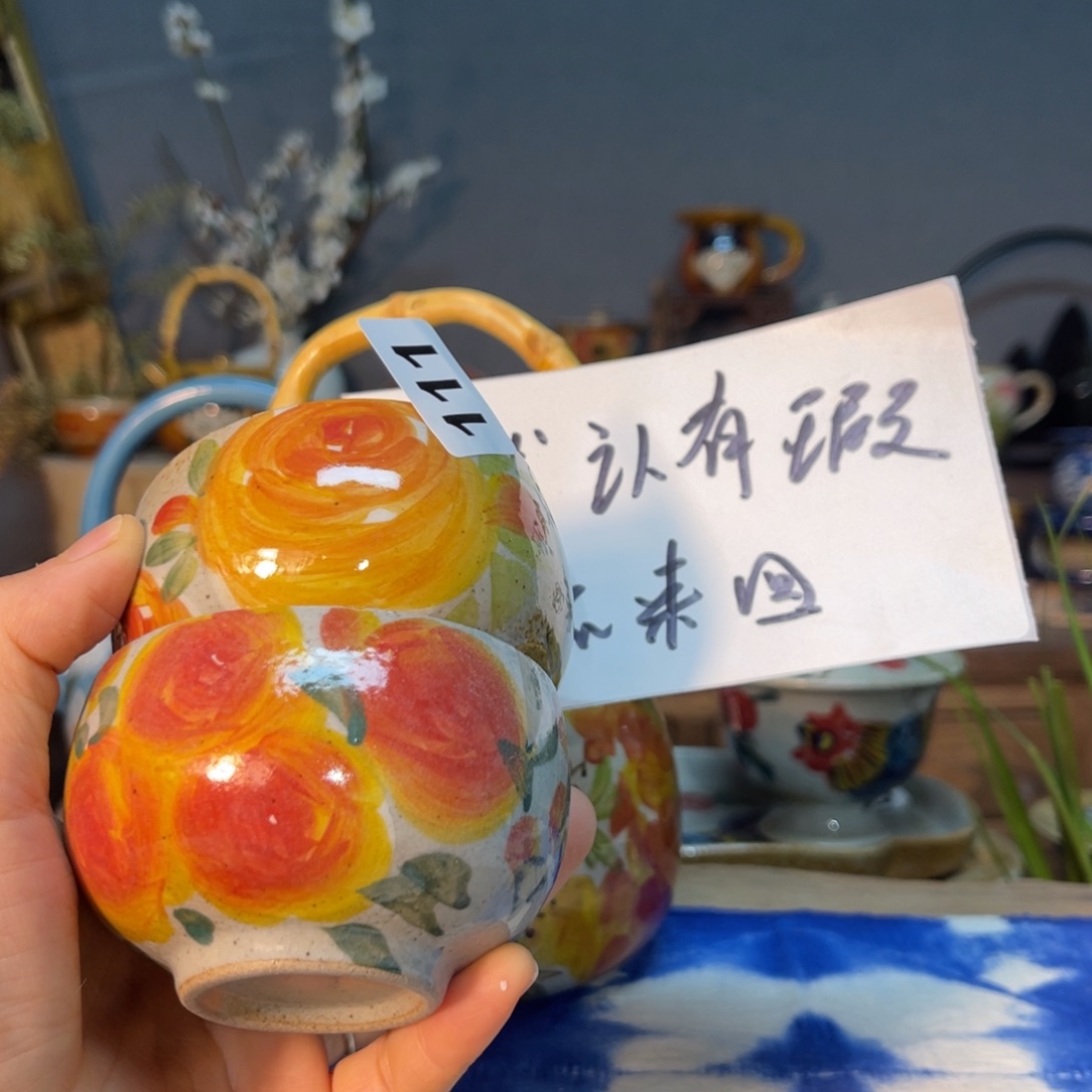 杯素浅陶瓷手工手绘