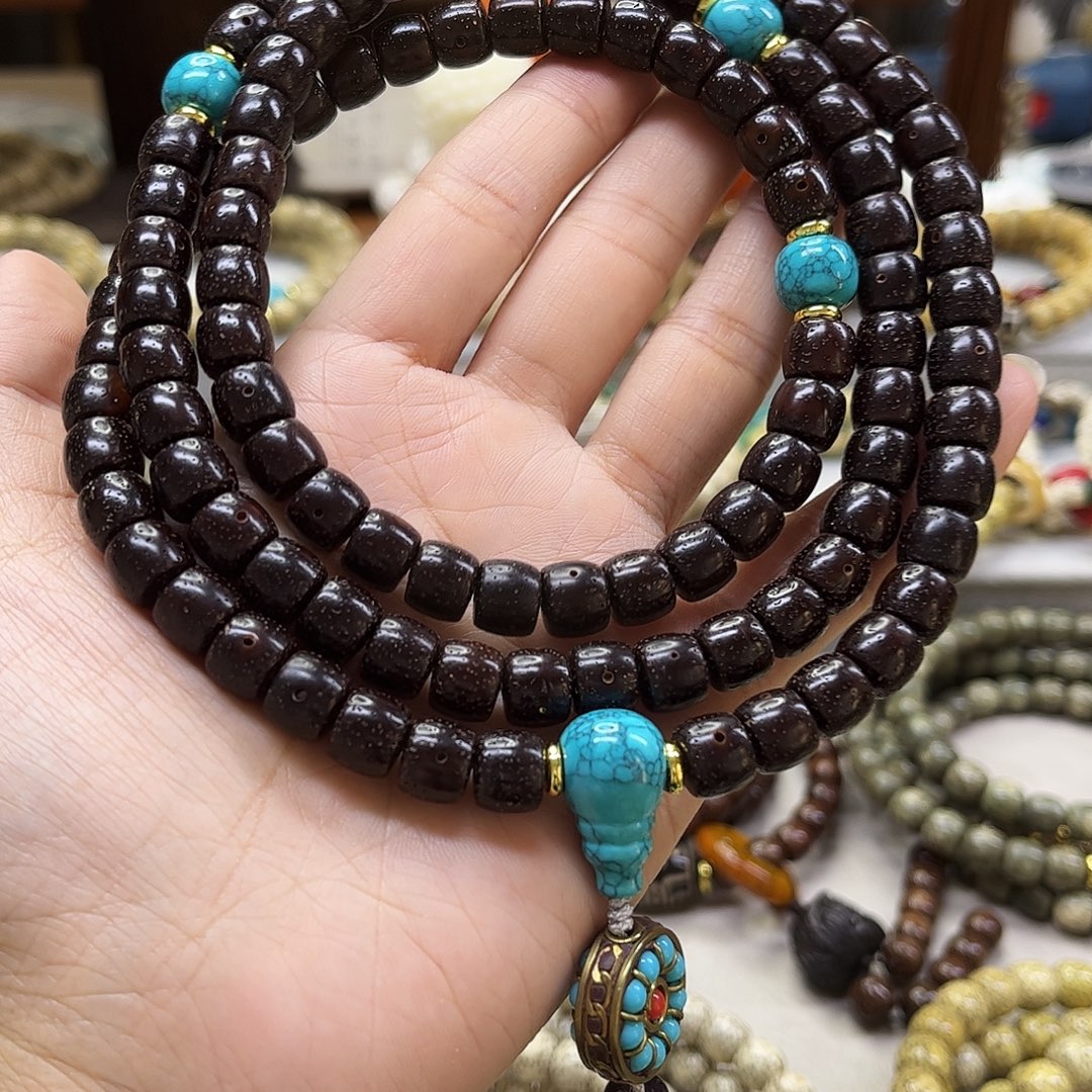 阿***泽星月菩提吊坠星月菩提佛珠手链