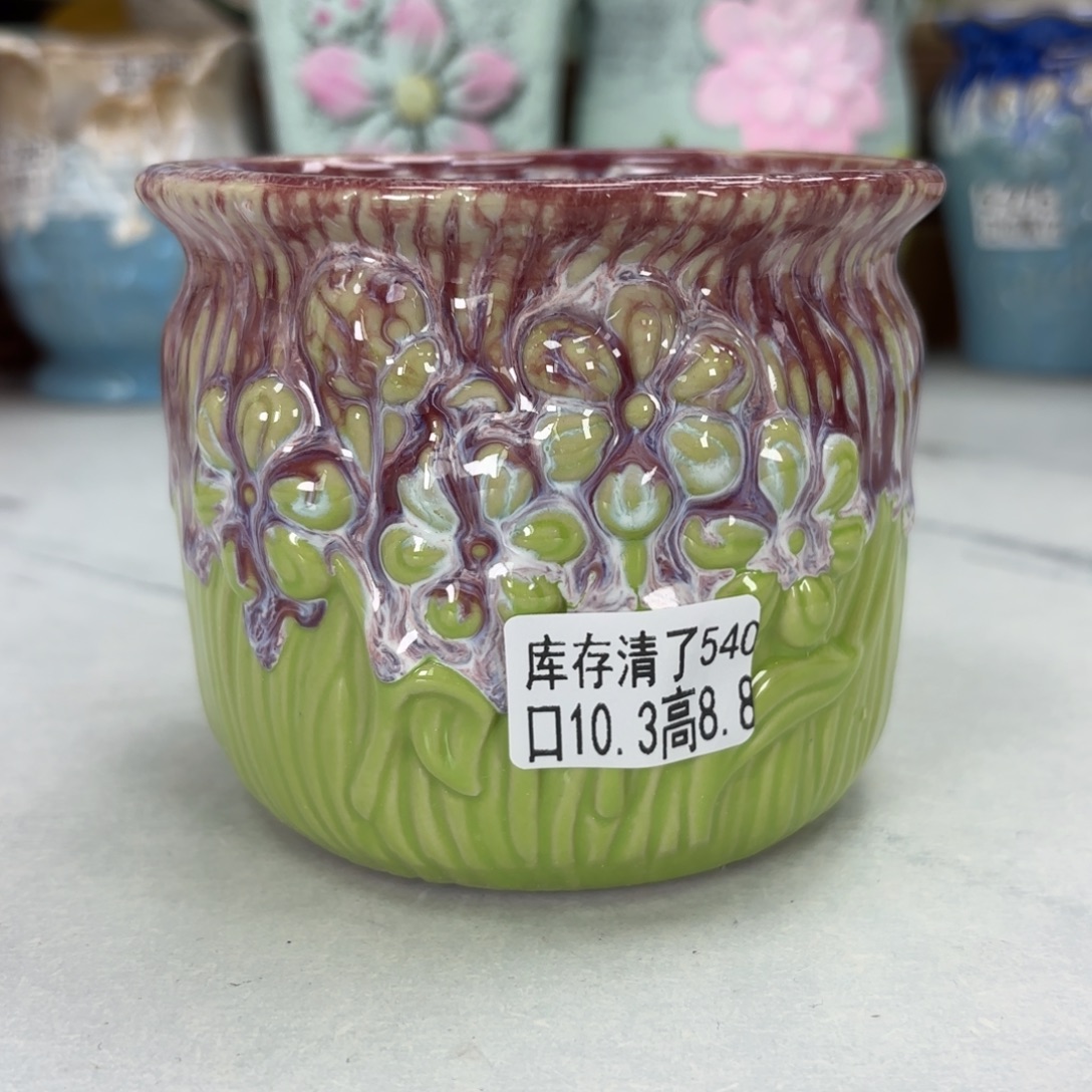 @夏西陶瓷花盆@@5540
