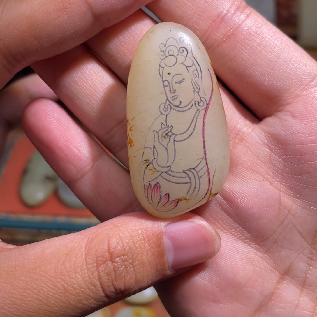 *****定制和田玉未镶嵌吊坠