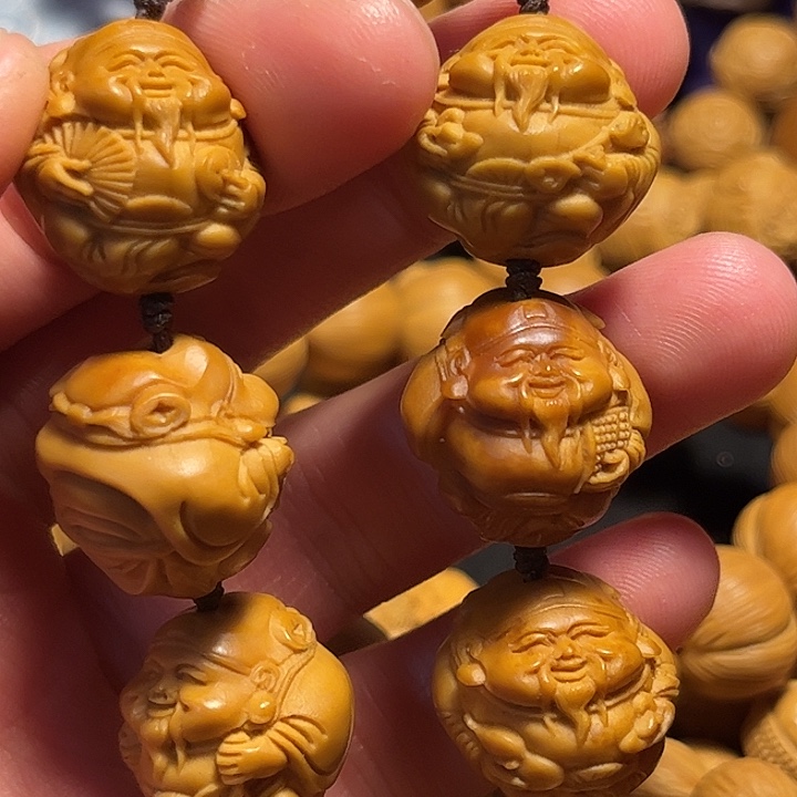 橄榄核手串/手链元甲财神