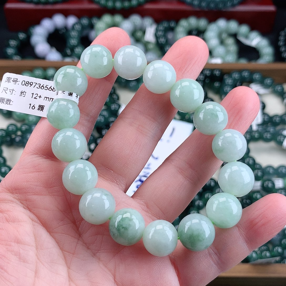 翡翠未镶嵌毛衣链