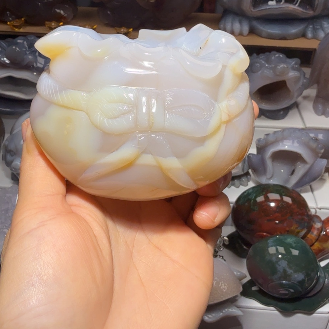 玛瑙/玉髓未镶嵌摆件