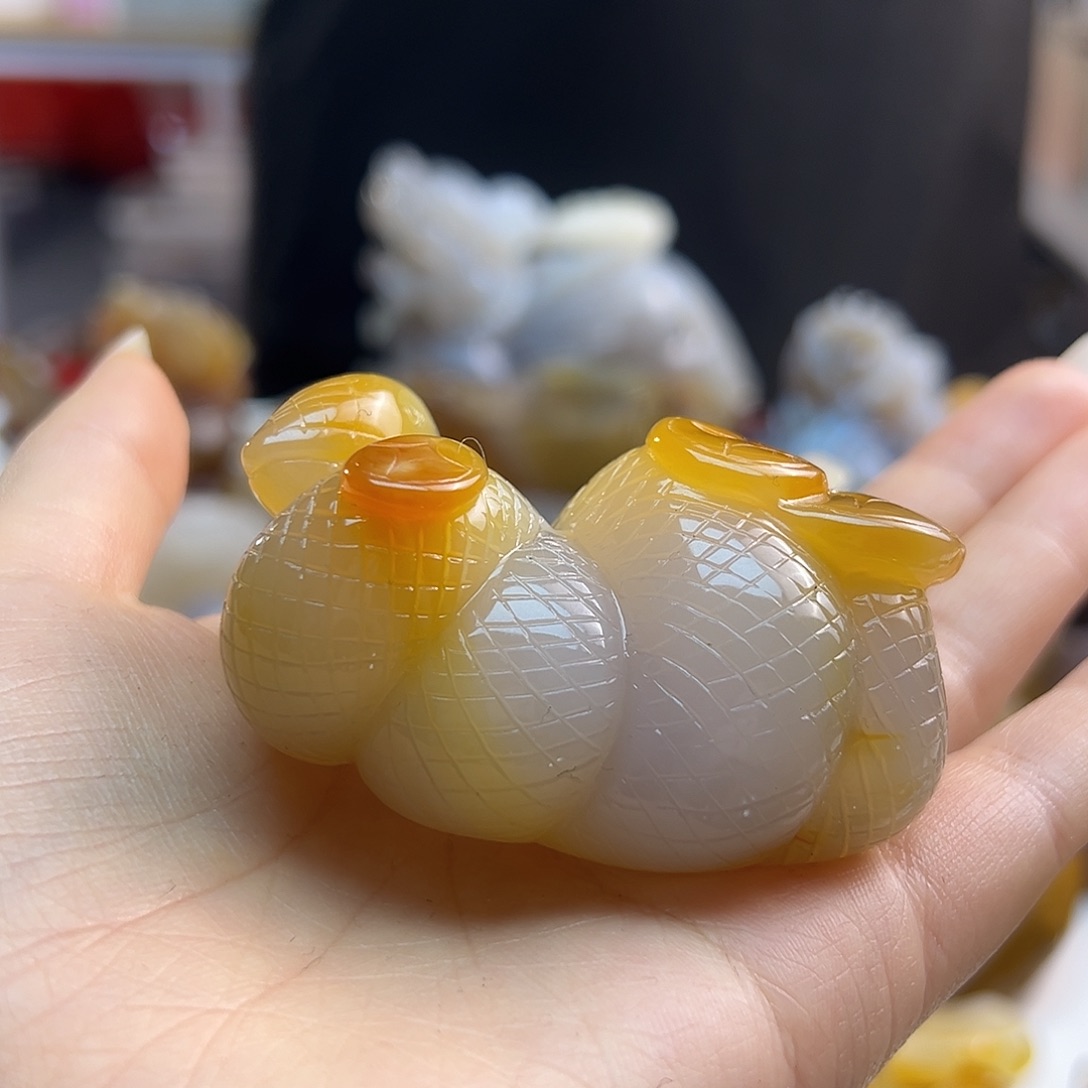 玛瑙/玉髓未镶嵌吊坠(不含链)