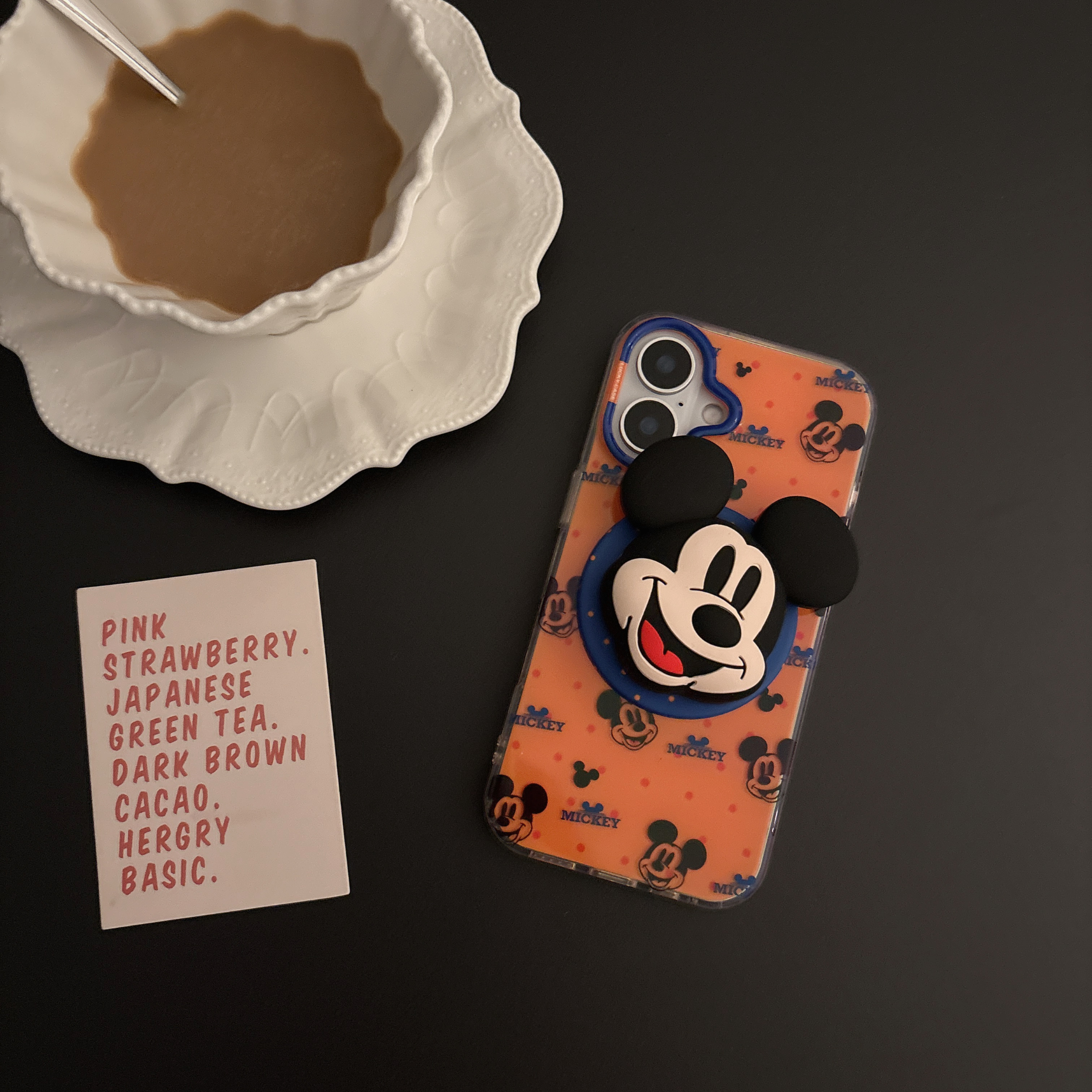 适用iPhone17Promax卡通满屏米奇磁吸支架mate70苹果15华为手机壳