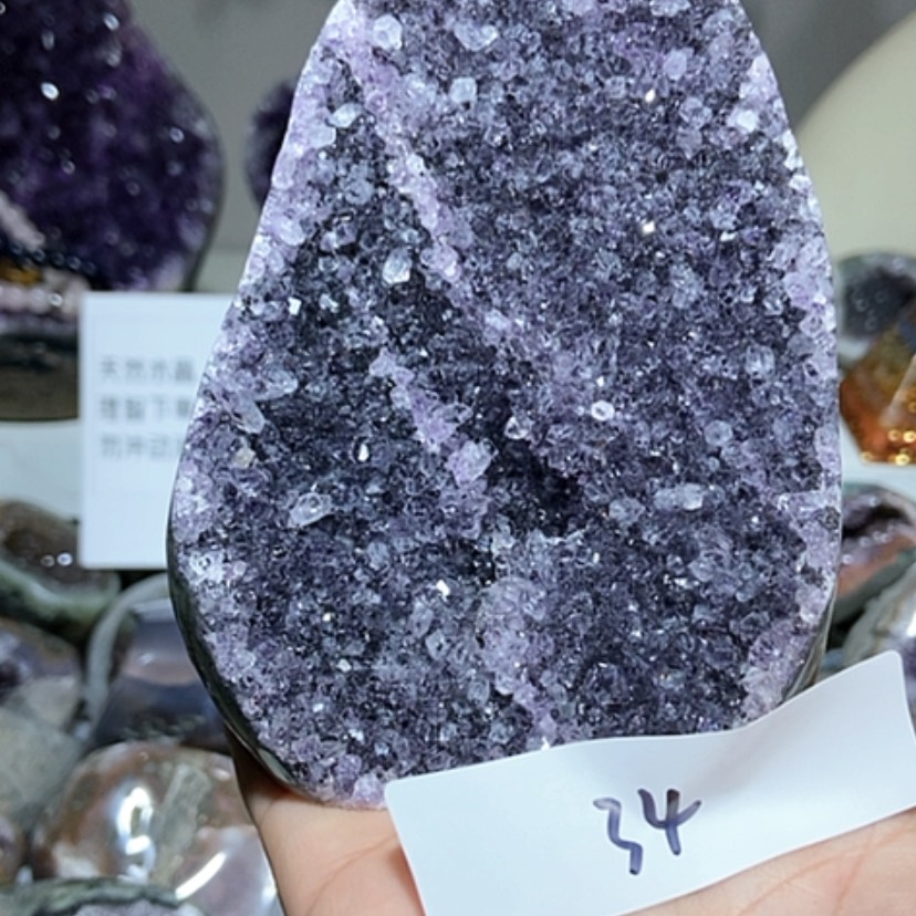 【闪购商品】888未镶嵌紫晶水晶未镶嵌88
