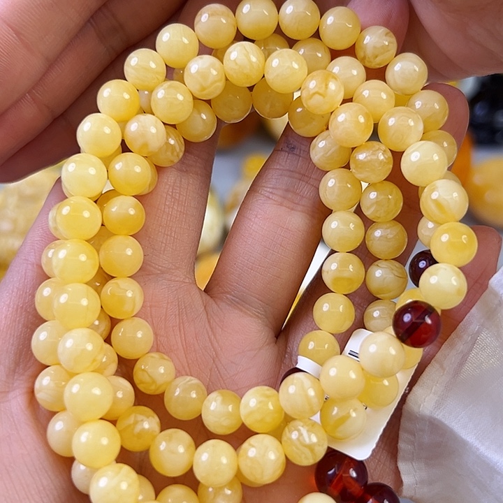 蜜蜡颈饰未镶嵌蜜蜡