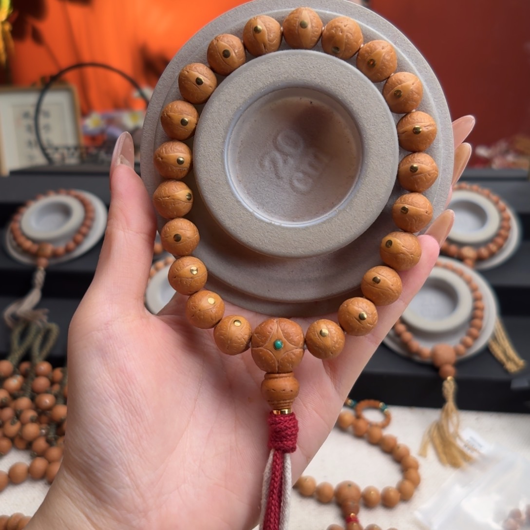 手串凤眼菩提用****812.5mm铁籽单圈铜钉货头