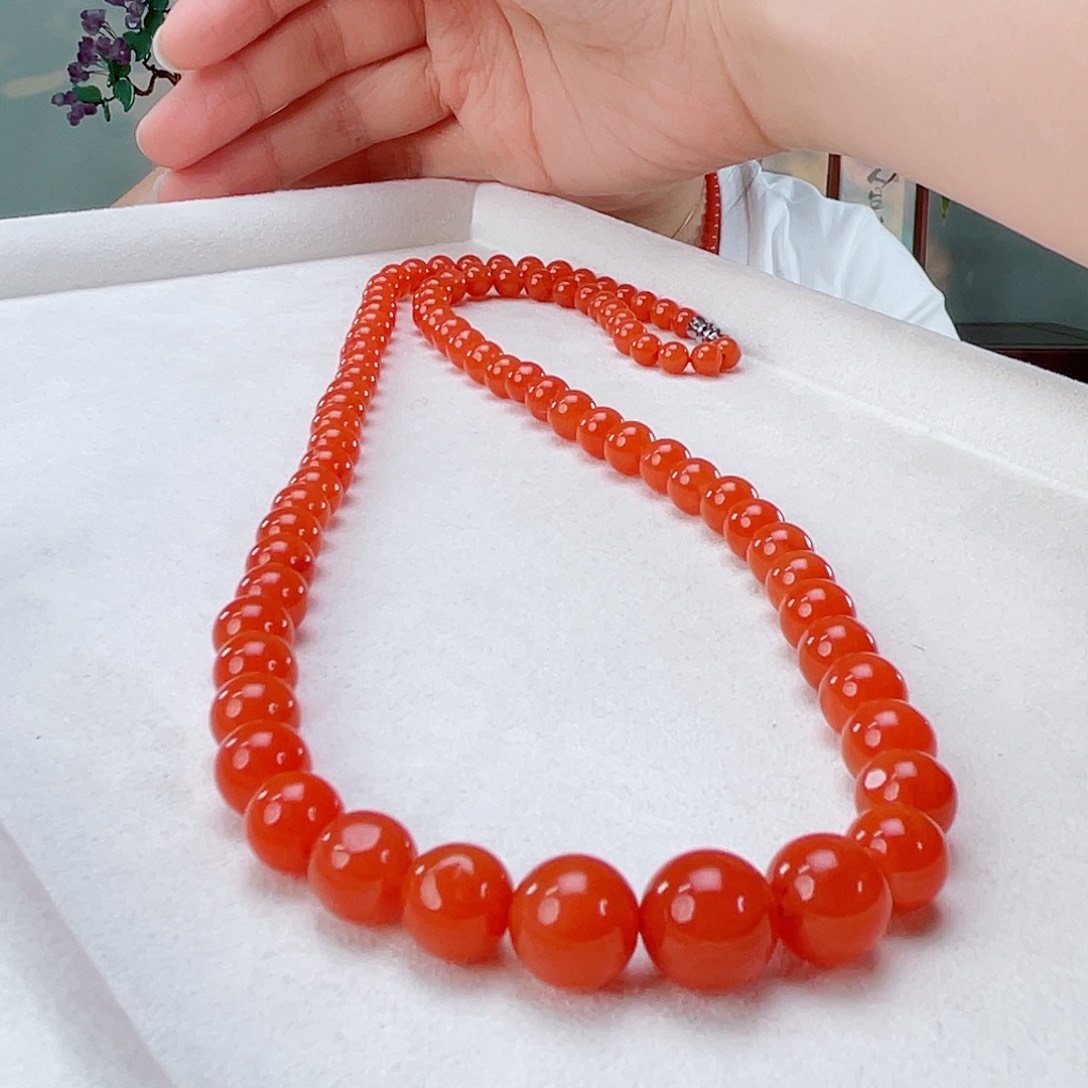南红玛瑙未镶嵌颈饰南红