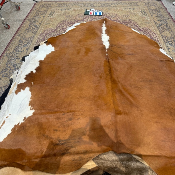 【本尼家】K699 270x225cm专拍牛皮地毯家用轻奢