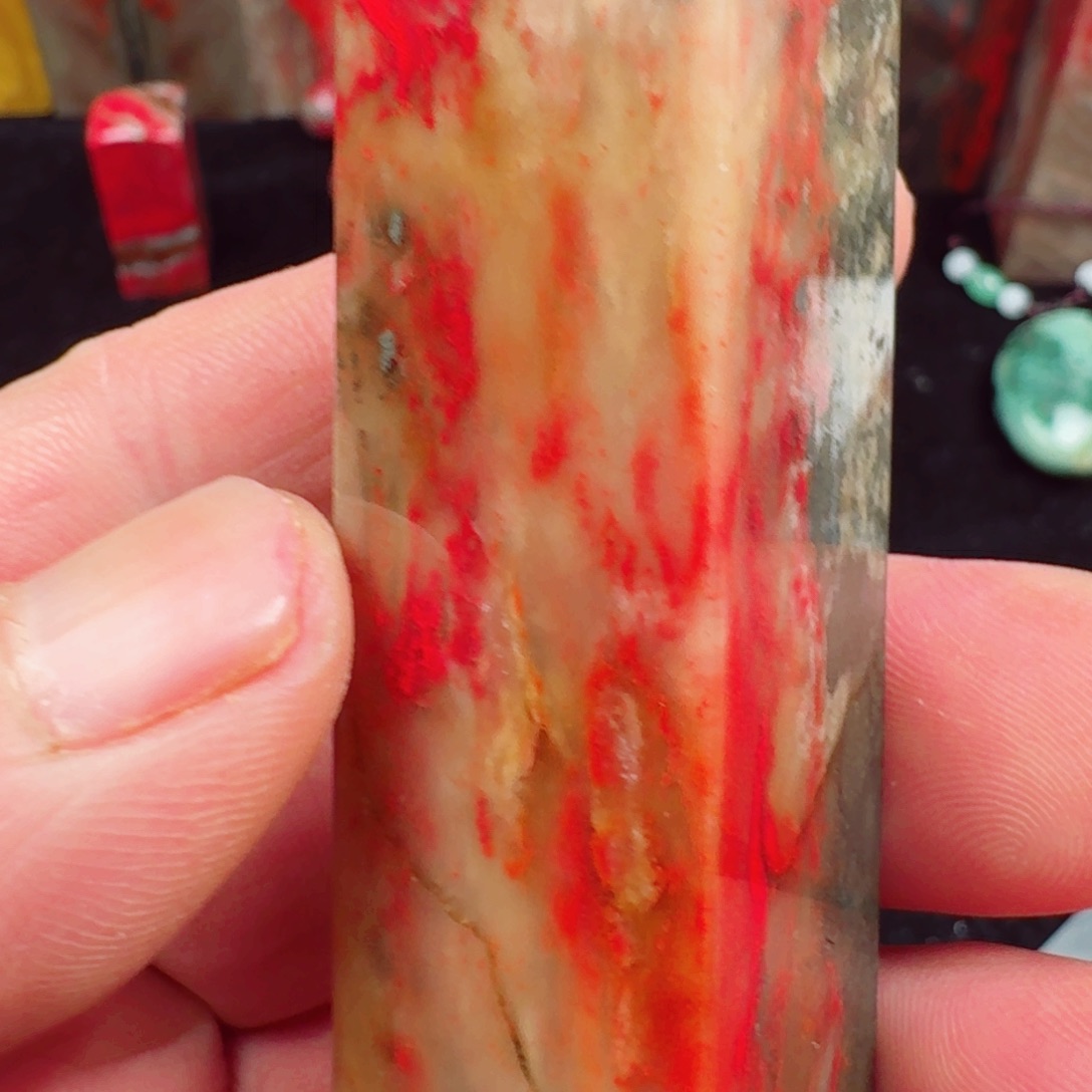 昌化鸡血石刘关张