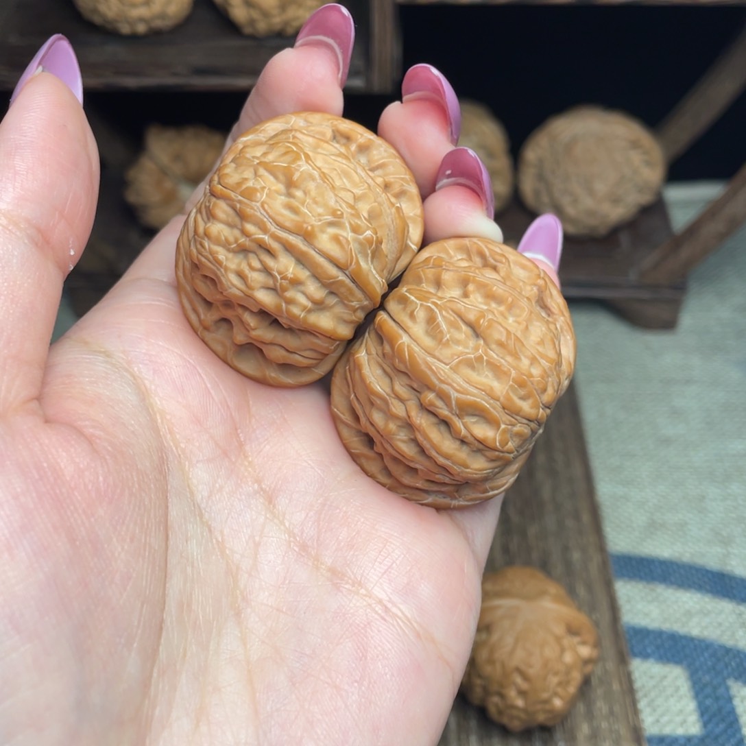 文玩核桃把件J****n41磨盘