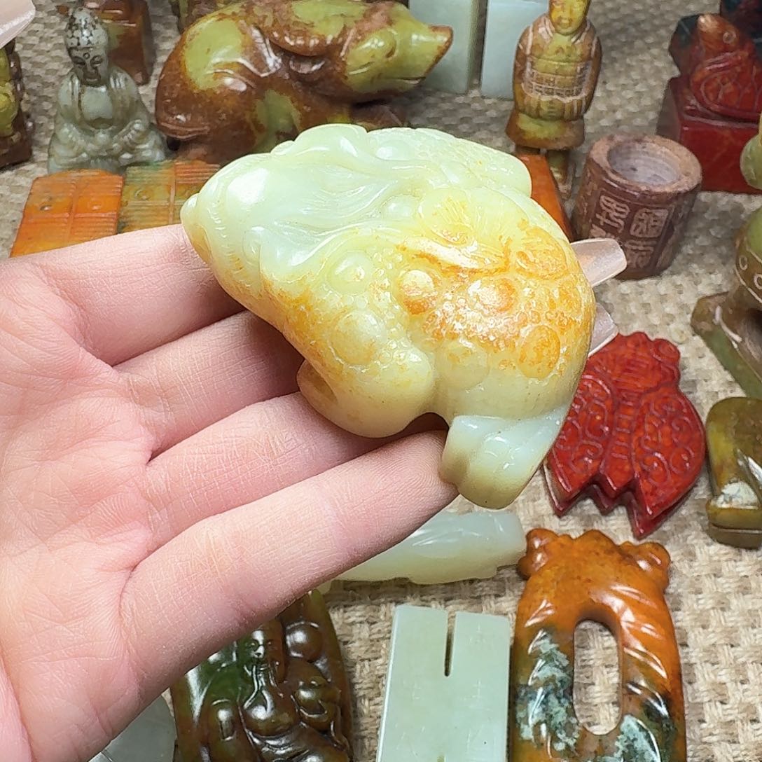 白玉菩提吊坠挂件