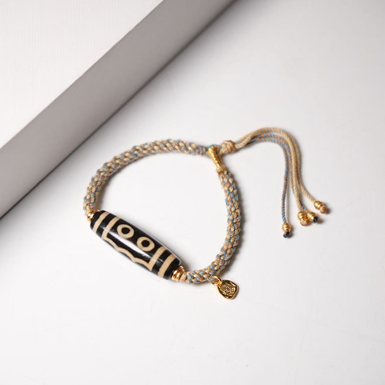 岚宫措｜五眼天珠手链 L728