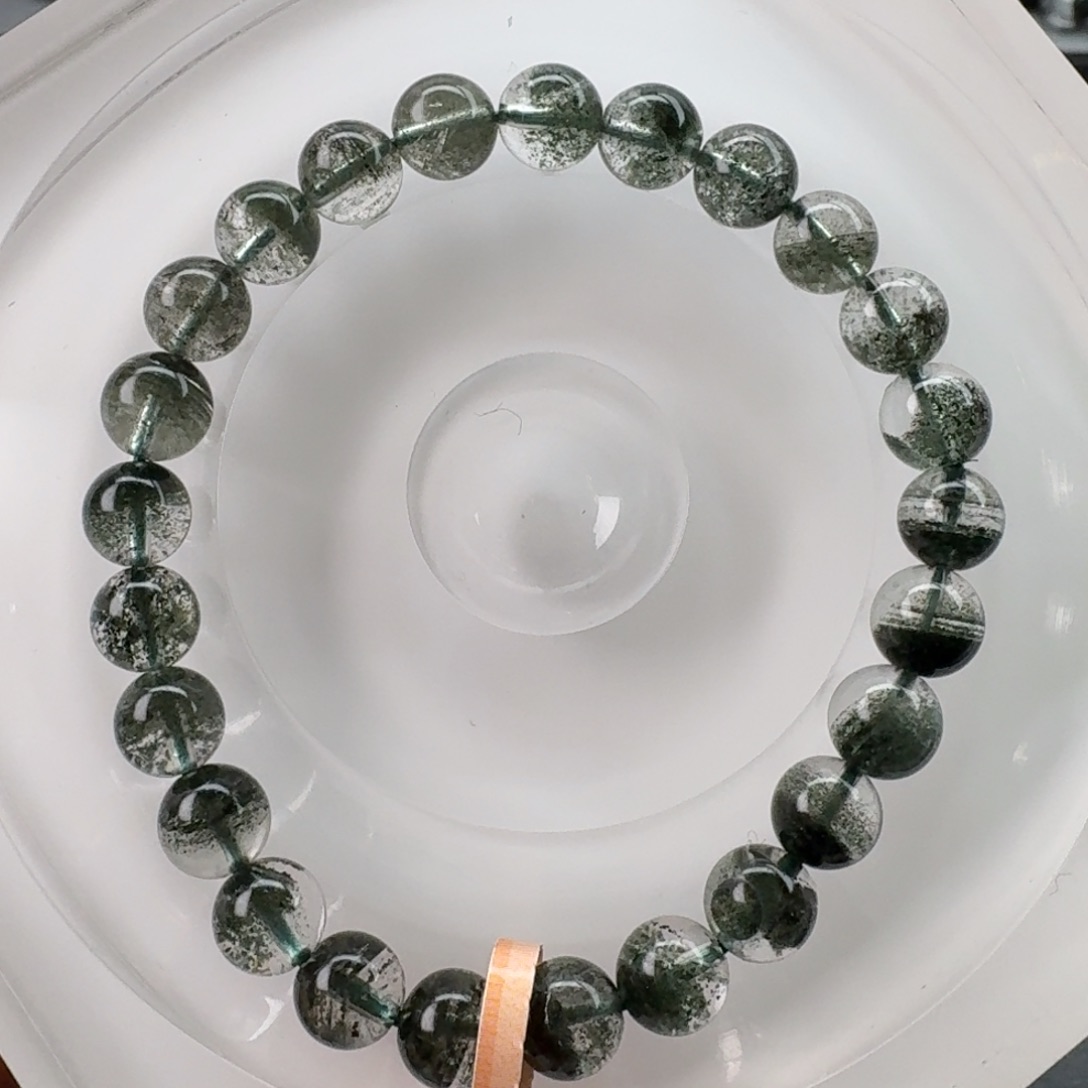 未镶嵌手链水晶天然绿幽灵