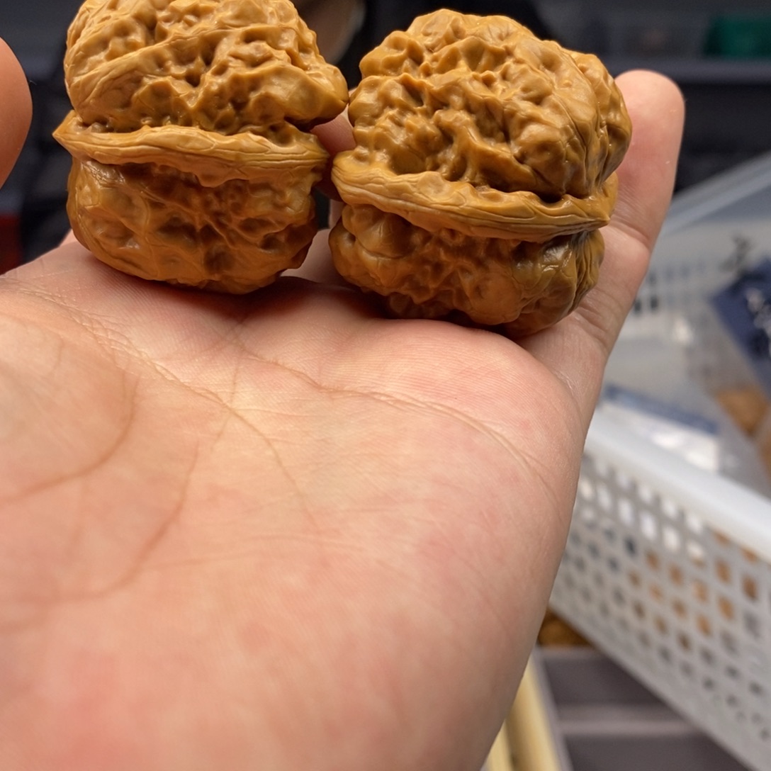 把件文玩核桃微修43蛤蟆头