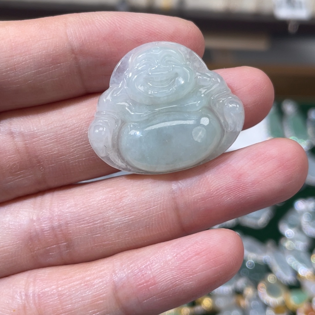 颈饰未镶嵌翡翠佛公