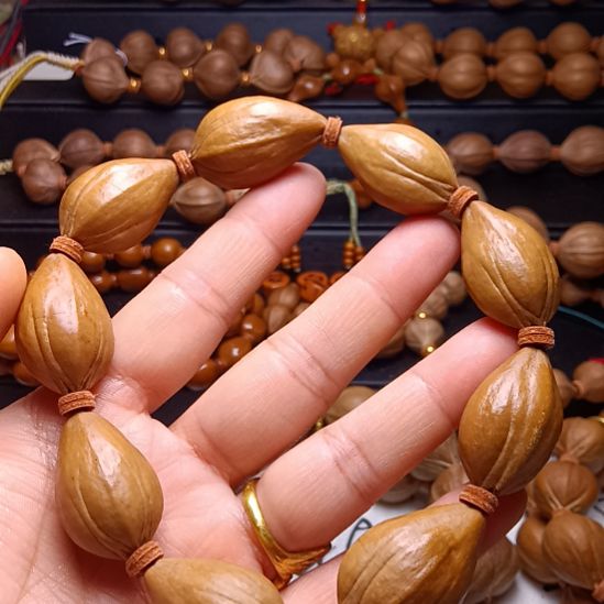 内***子手串/手链橄榄核橄榄核手串铁核四花1.8福利