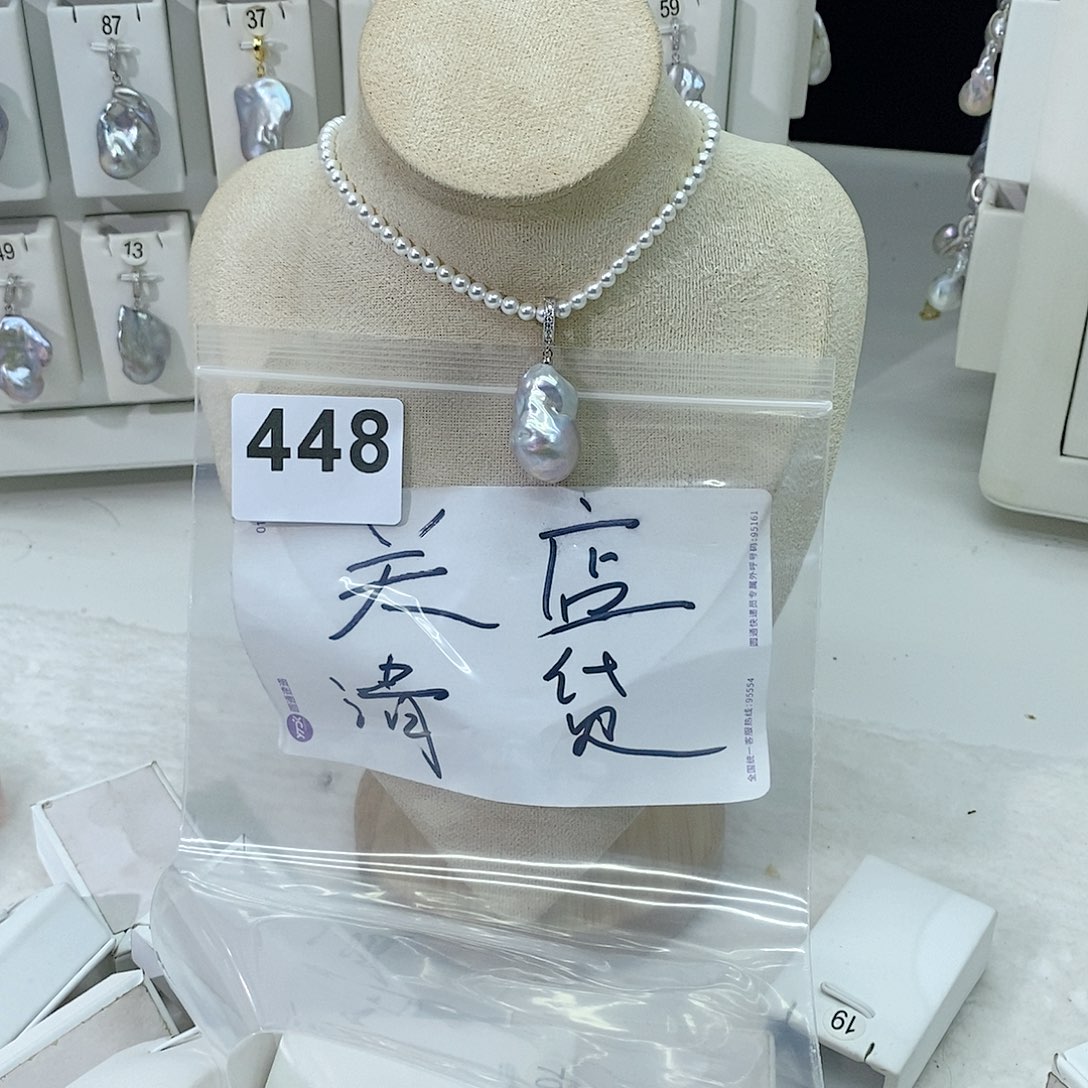 淡水珍珠颈饰合金
