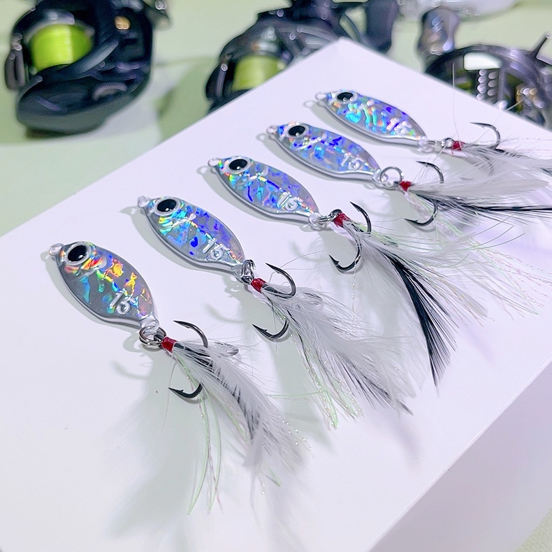 定制版炫彩海钓银小刀铁板路亚饵
