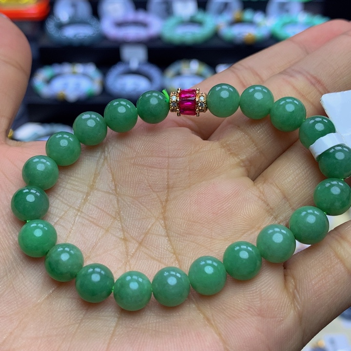 翡翠手链未镶嵌翡翠8
