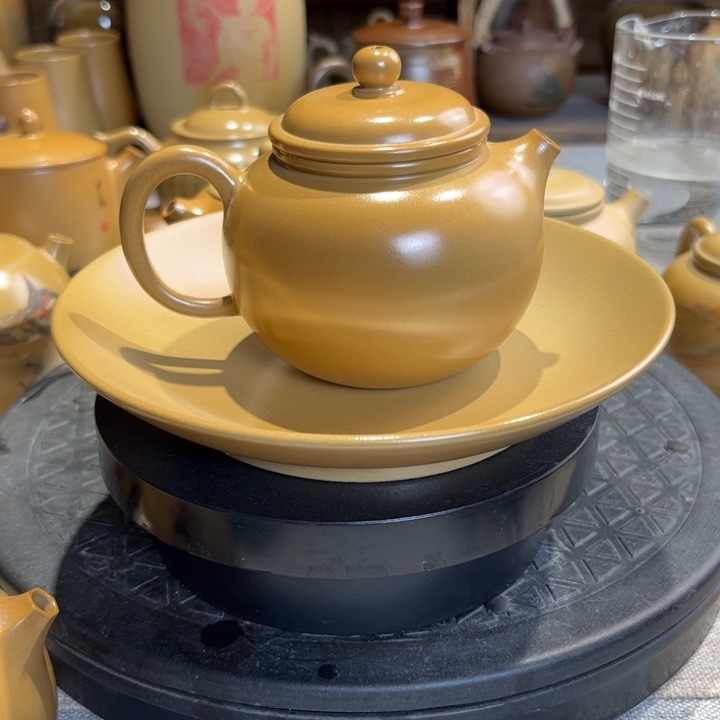 壶建水紫陶白泥作品壶坤仲