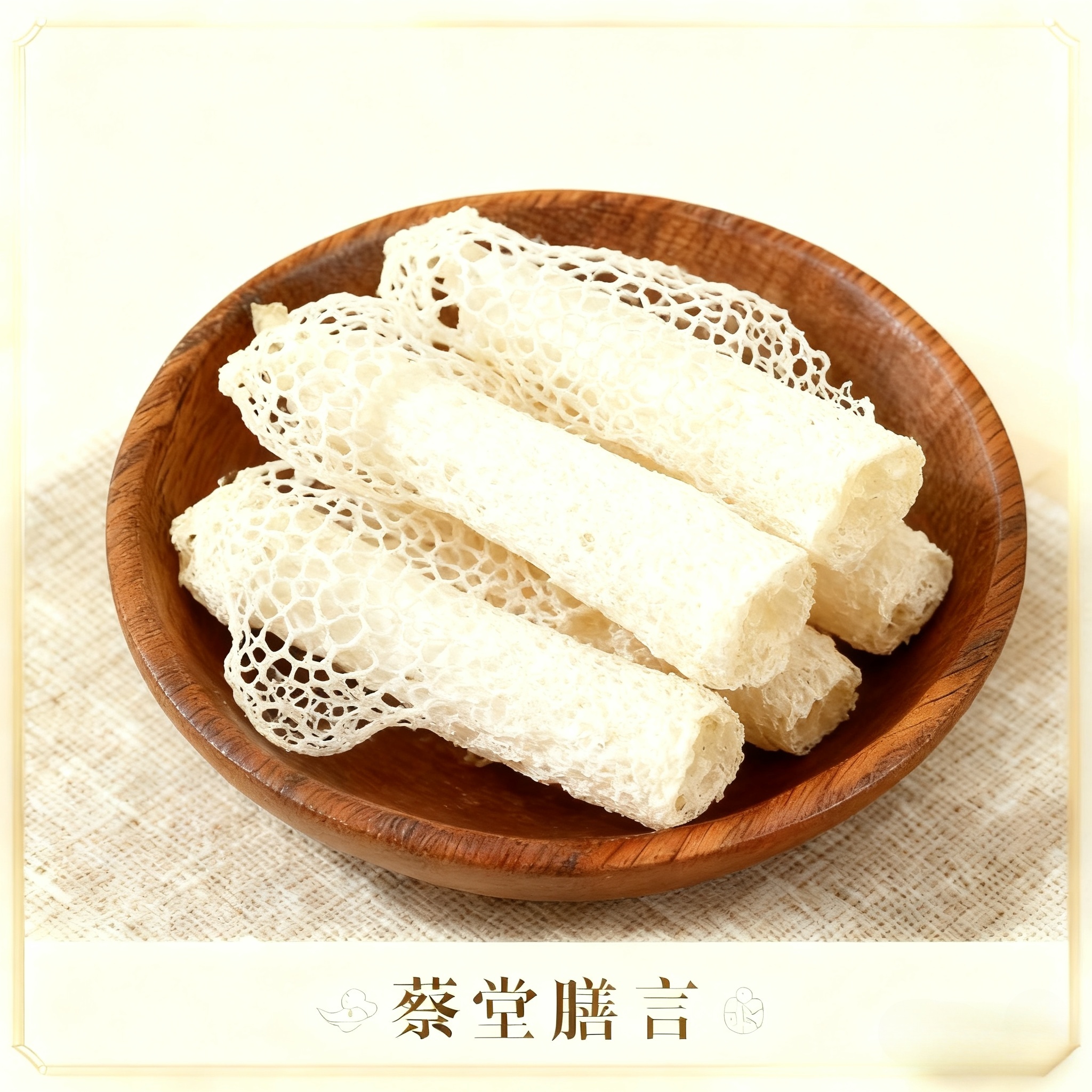 蔡堂膳言 [竹荪] 美味干货椰子鸡的灵魂伴侣煲汤组合方便食用