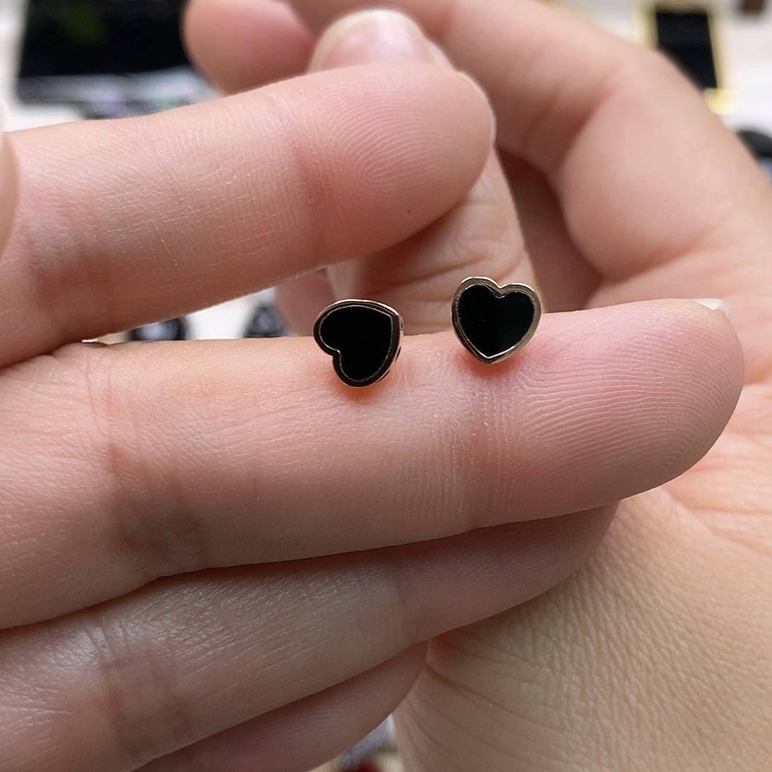 翡翠18K金镶嵌耳饰