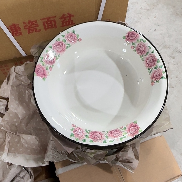 钛合金20公分彩盘连理花1个